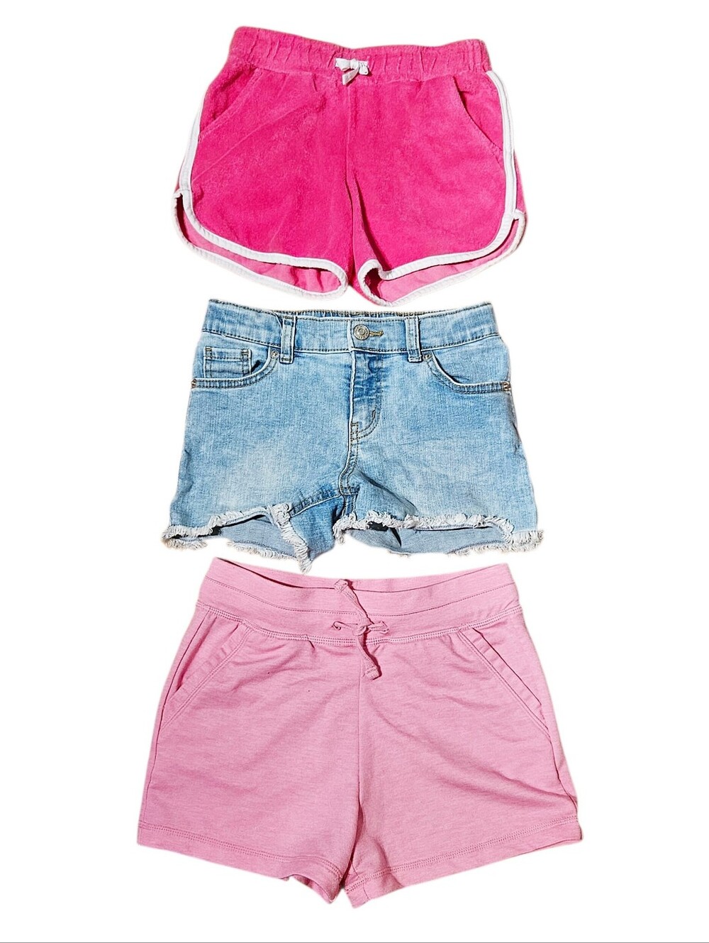 Girls Spring Summer Shorts Bundle Cat & Jack and 32 Degrees Cool Size 7/8